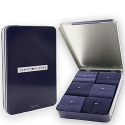 Estuche 6 Pares de Calcetines Tommy Hilfiger Navy 701235373 001804/805 - Imagen 1