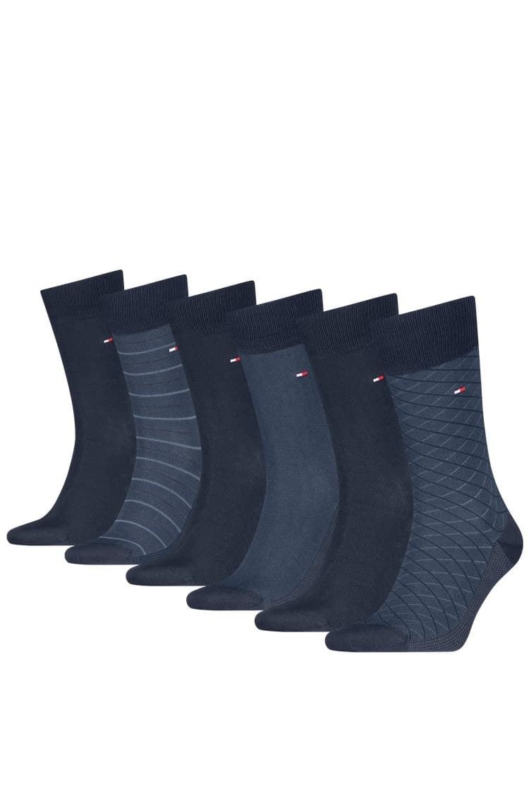 Estuche 6 Pares de Calcetines Tommy Hilfiger Navy 701235373 001804/805 - Imagen 2