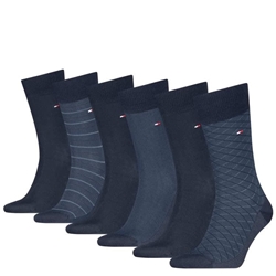 Estuche 6 Pares de Calcetines Tommy Hilfiger Navy 701235373 001804/805 - Imagen 2