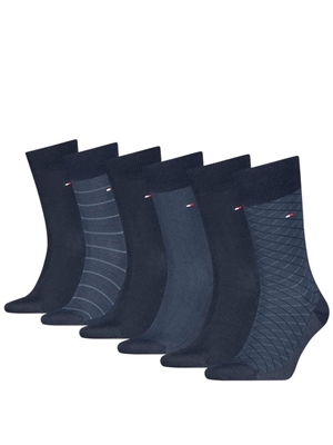 Estuche 6 Pares de Calcetines Tommy Hilfiger Navy 701235373 001804/805 - Imagen 2
