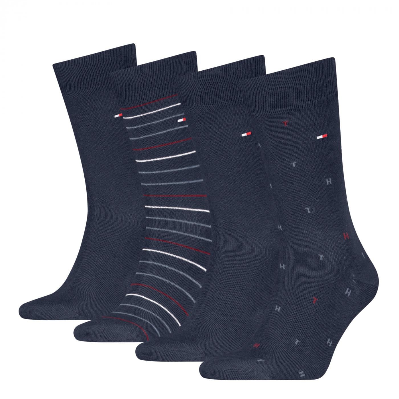 Estuche Pack 4 Pares Calcetines Tommy Hilfiger Navy 701235375 001804/805 - Imagen 2