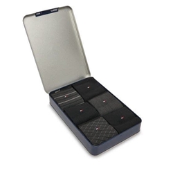 Estuche Pack 6 Pares de Calcetines Tommy Hilfiger 701235373 002804/805 - Imagen 1