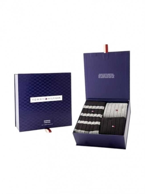Estuche Regalo Pack 3 Pares Calcetines Tommy Hilfiger 701235377 002804/805 - Imagen 1