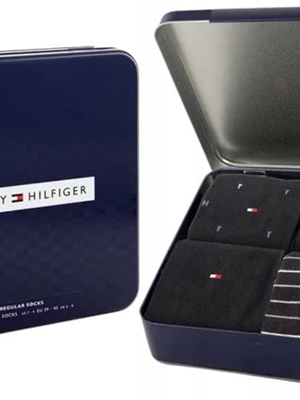 Estuche Regalo Pack 4 Pares Calcetines Tommy Hilfiger 701235375 002804/805 - Imagen 1