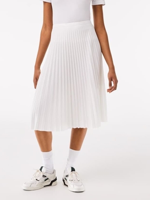 Falda LACOSTE JF8050 00 70V blanco - Imagen 2