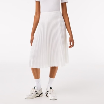Falda LACOSTE JF8050 00 70V blanco - Imagen 2