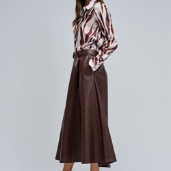 Falda SALSA 21010242 930 DARK BROWN - Imagen 2