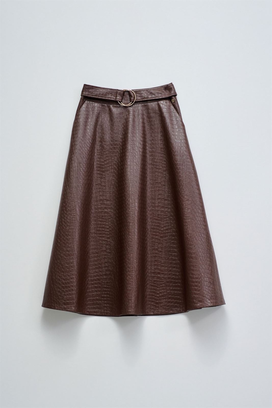 Falda SALSA 21010242 930 DARK BROWN - Imagen 7