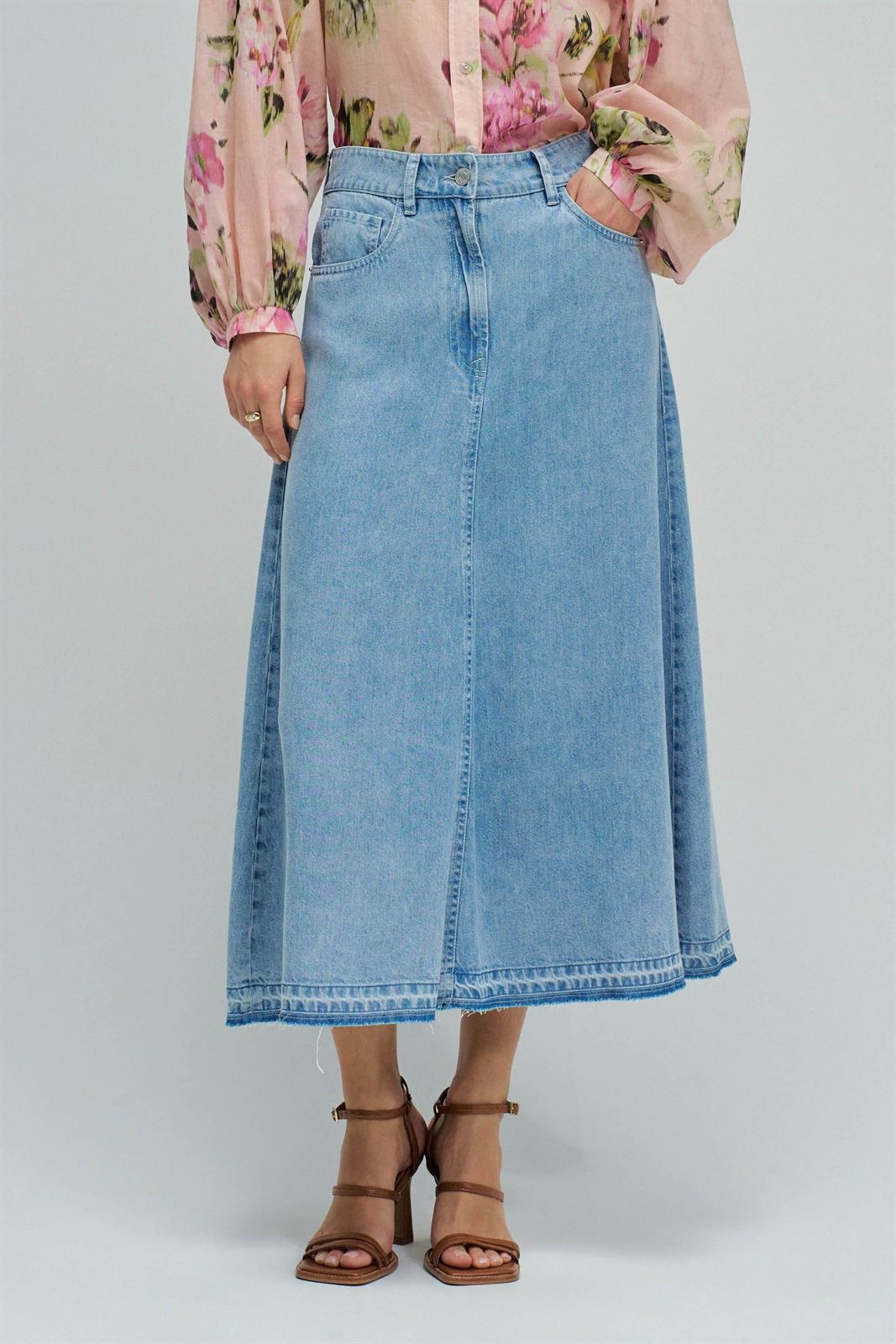 Falda SALSA 21010904 016 lightdenim Skirt medium light - Imagen 2