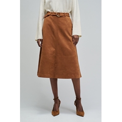 Falda SALSA 21011197 930 dark brown - Imagen 1