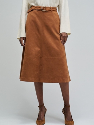 Falda SALSA 21011197 930 dark brown - Imagen 1