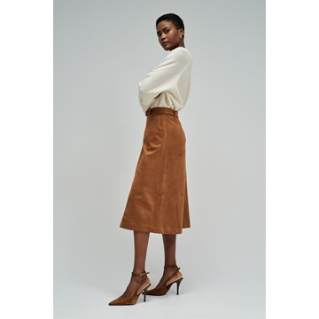 Falda SALSA 21011197 930 dark brown - Imagen 2