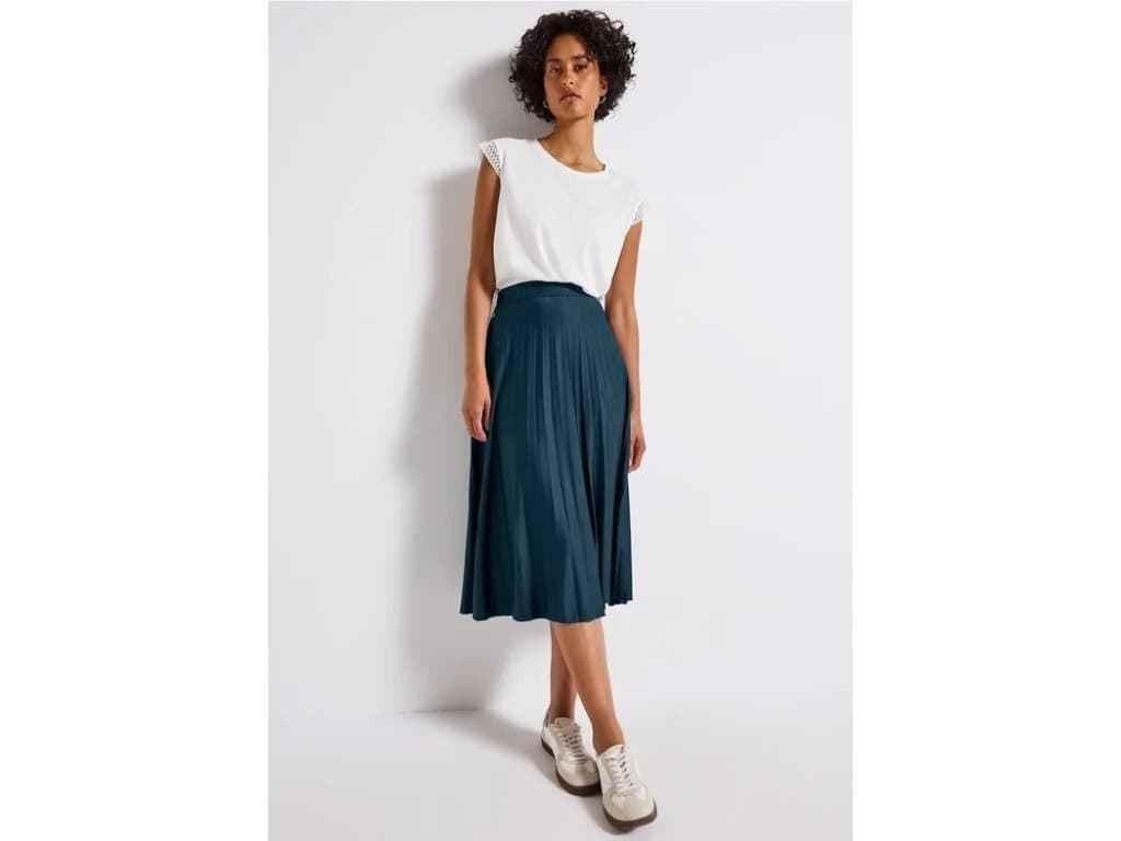 Falda Street One Midi skirt Plissée solid 361785 16857 (Tidi Blue) - Imagen 1