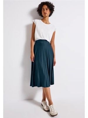 Falda Street One Midi skirt Plissée solid 361785 16857 (Tidi Blue) - Imagen 1