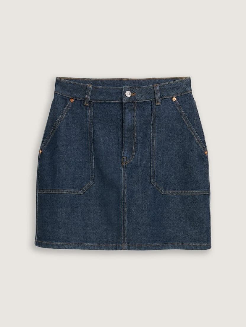 Falda Vaquera Tom Tailor Detailed Mini Denim Skirt 1045501 10114 - Imagen 2