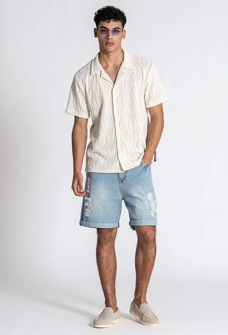 Gafas de Sol Gianni Kavanagh Blue Rectangle GKM007735 - Imagen 1