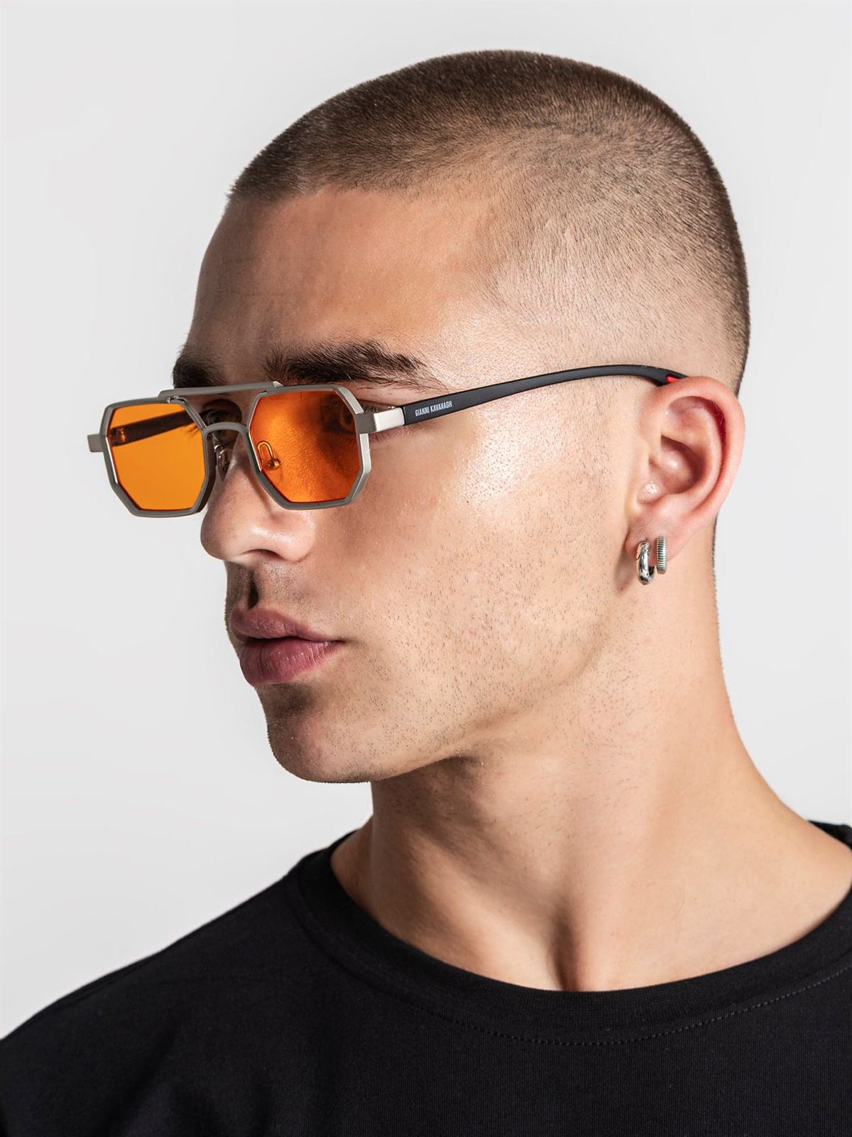 Gafas de Sol Gianni Kavanagh Orange Metal GKM007455 - Imagen 6
