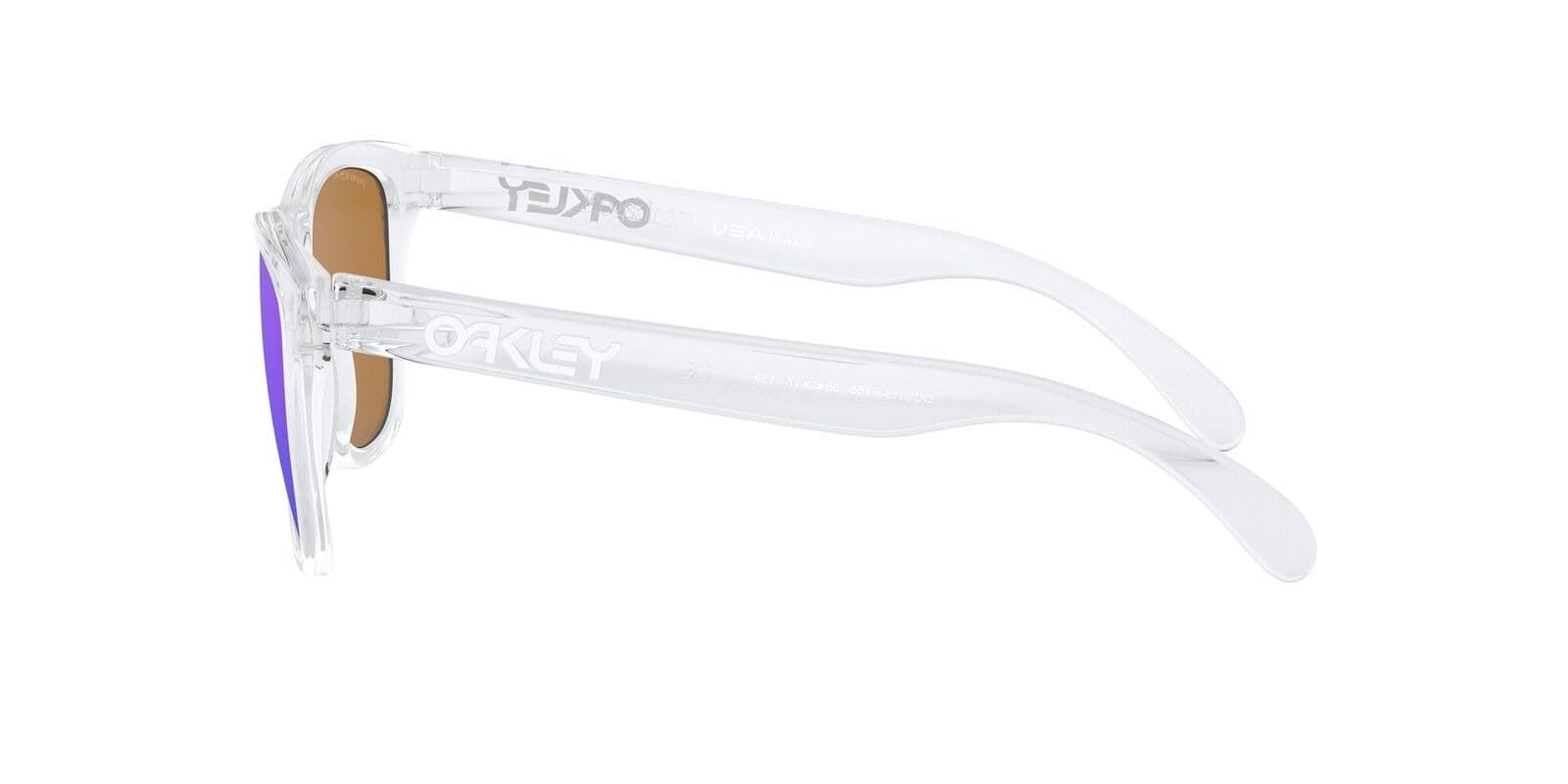 Gafas sol OAKLEY 9013H755 Frogskins polished clear/prizm violet - Imagen 4