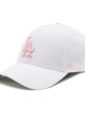 Gorra 47 B-MVP12WBV-WHD Los Angeles Blanco/rosa - Imagen 1