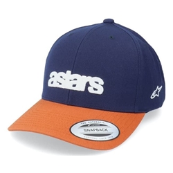 Gorra Alpinestars 1211-81020 7093 history hat navy/rust - Imagen 1