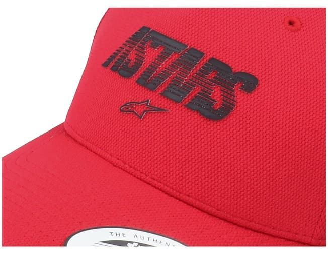 Gorra Alpinestars 1230-81003 30 angle velo tech hat red - Imagen 2