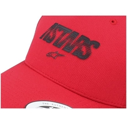 Gorra Alpinestars 1230-81003 30 angle velo tech hat red - Imagen 2
