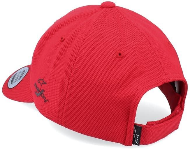 Gorra Alpinestars 1230-81003 30 angle velo tech hat red - Imagen 5