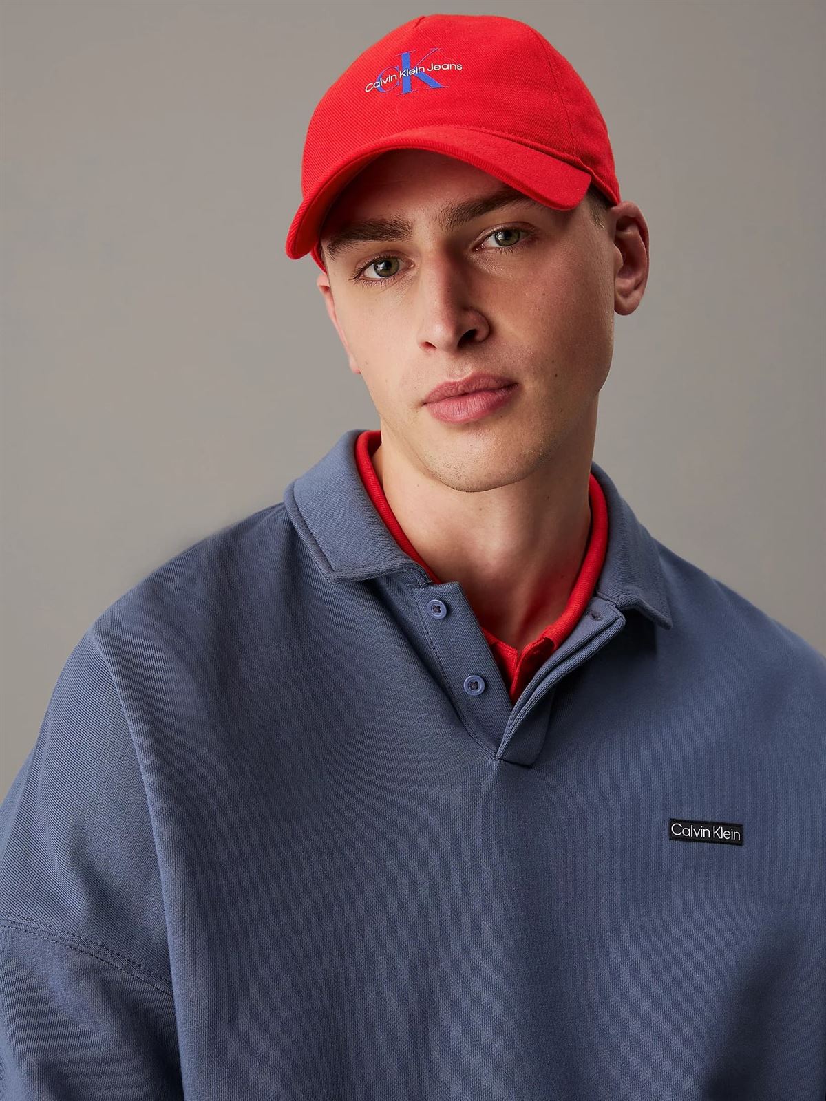 Gorra Calvin Klein Jeans LV04G5032G TNC red alert - Imagen 5