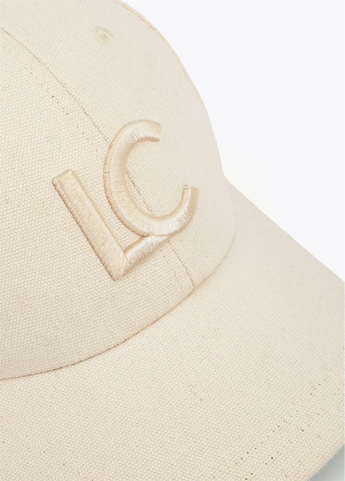 Gorra con logo bordado Lola Casademunt LS20607010 CRUDO - Imagen 3