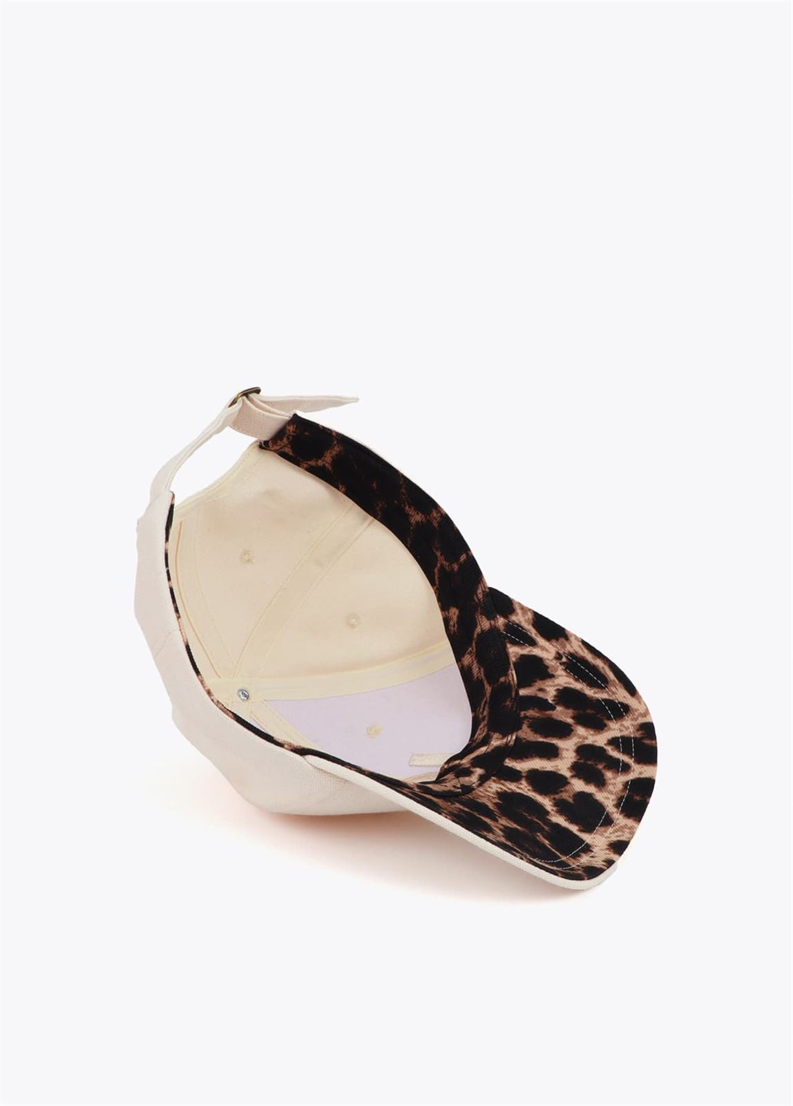 Gorra con logo bordado Lola Casademunt LS20607010 CRUDO - Imagen 4