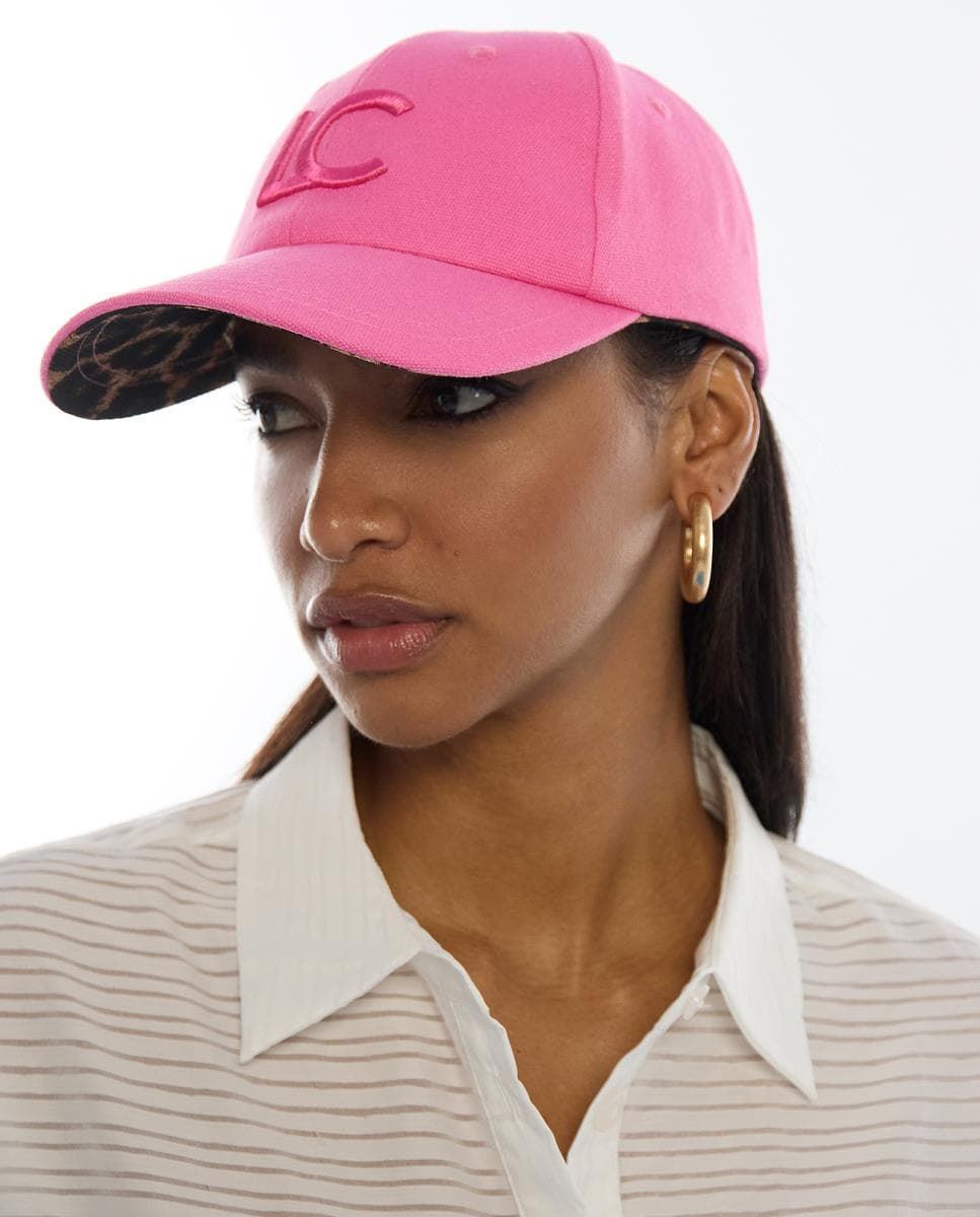 Gorra con logo bordado Lola Casademunt LS2607010 Rosa - Imagen 2