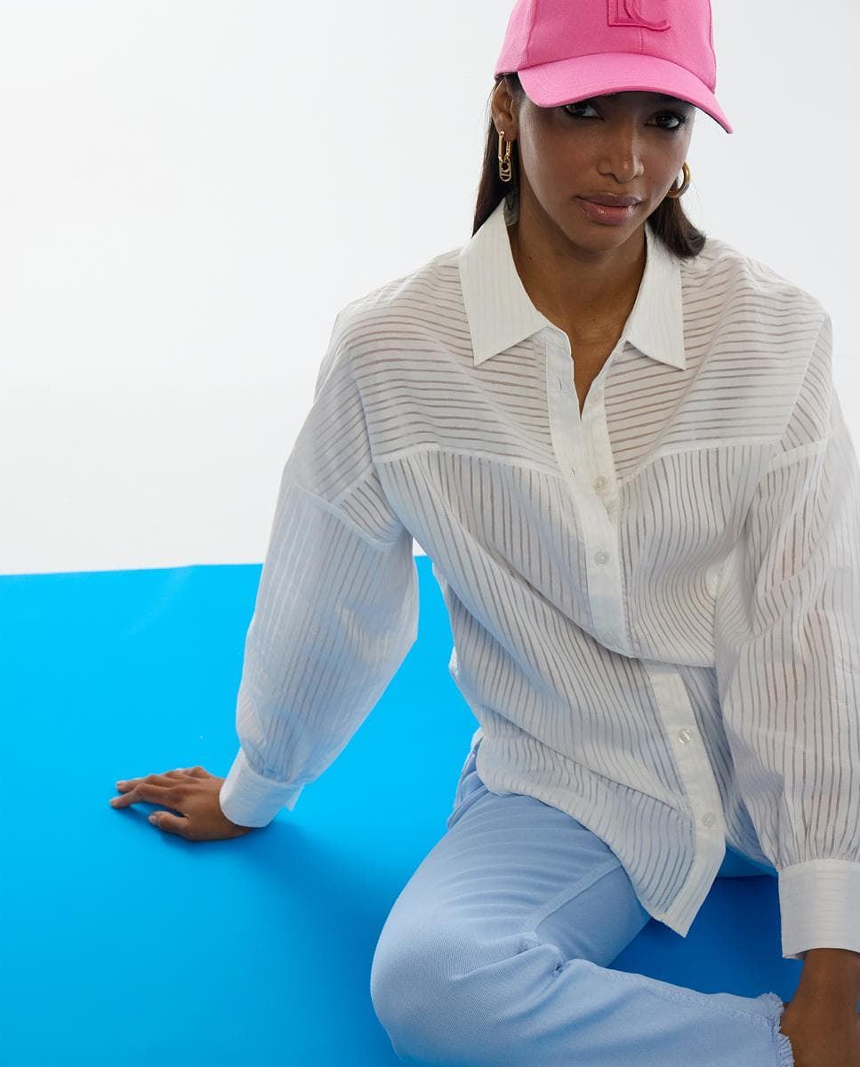 Gorra con logo bordado Lola Casademunt LS2607010 Rosa - Imagen 3