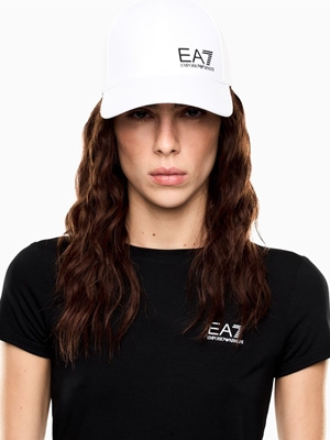 Gorra EA7 Emporio Armani 7X000005 AF11989 M0014 white/black - Imagen 2