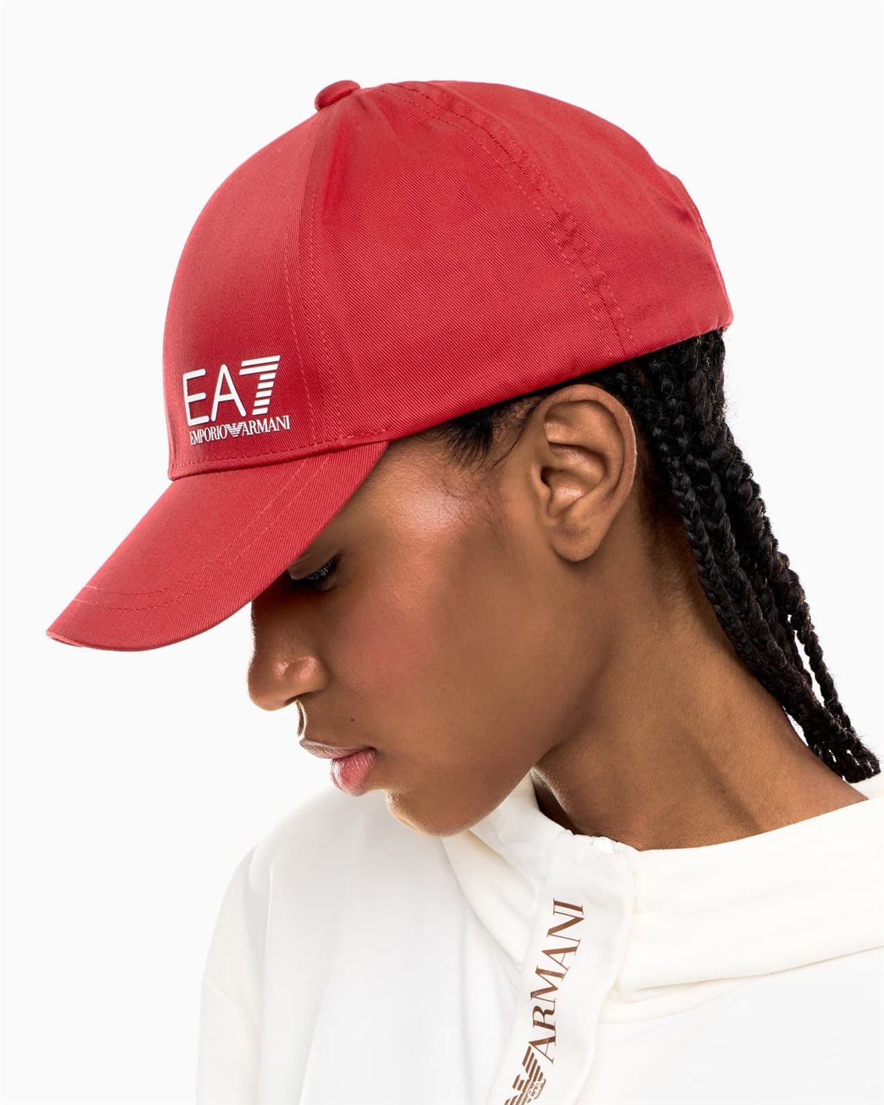 Gorra EA7 Emporio Armani 7X000005 AF11989 M5103 HAUTE RED/WHITE - Imagen 4