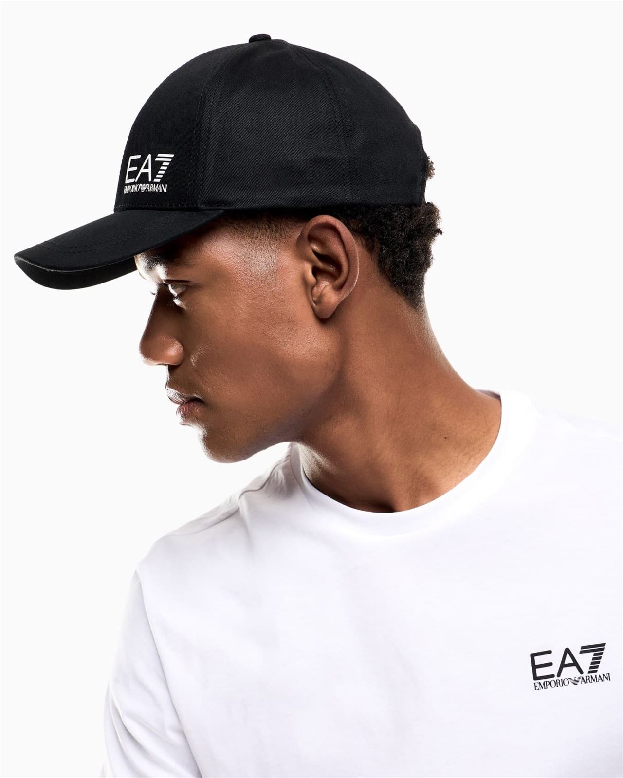 Gorra EA7 Emporio Armani 7X000005 AF11989 MC008 Black/white - Imagen 4