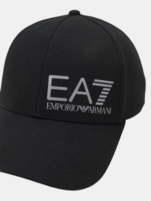 Gorra EA7 Emporio Armani 7X000005 AF11989 MC032 BLACK/SILVER - Imagen 1