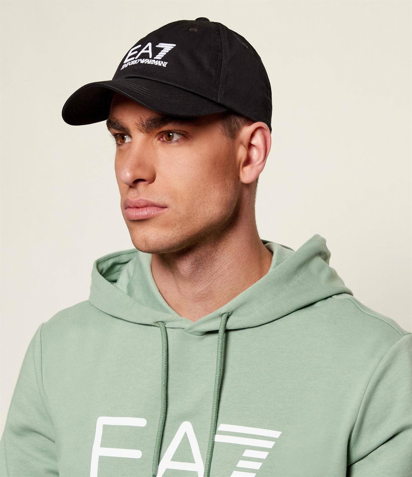 Gorra EA7 Emporio Armani 7X000592 AF15502 MC001 Black/white - Imagen 2