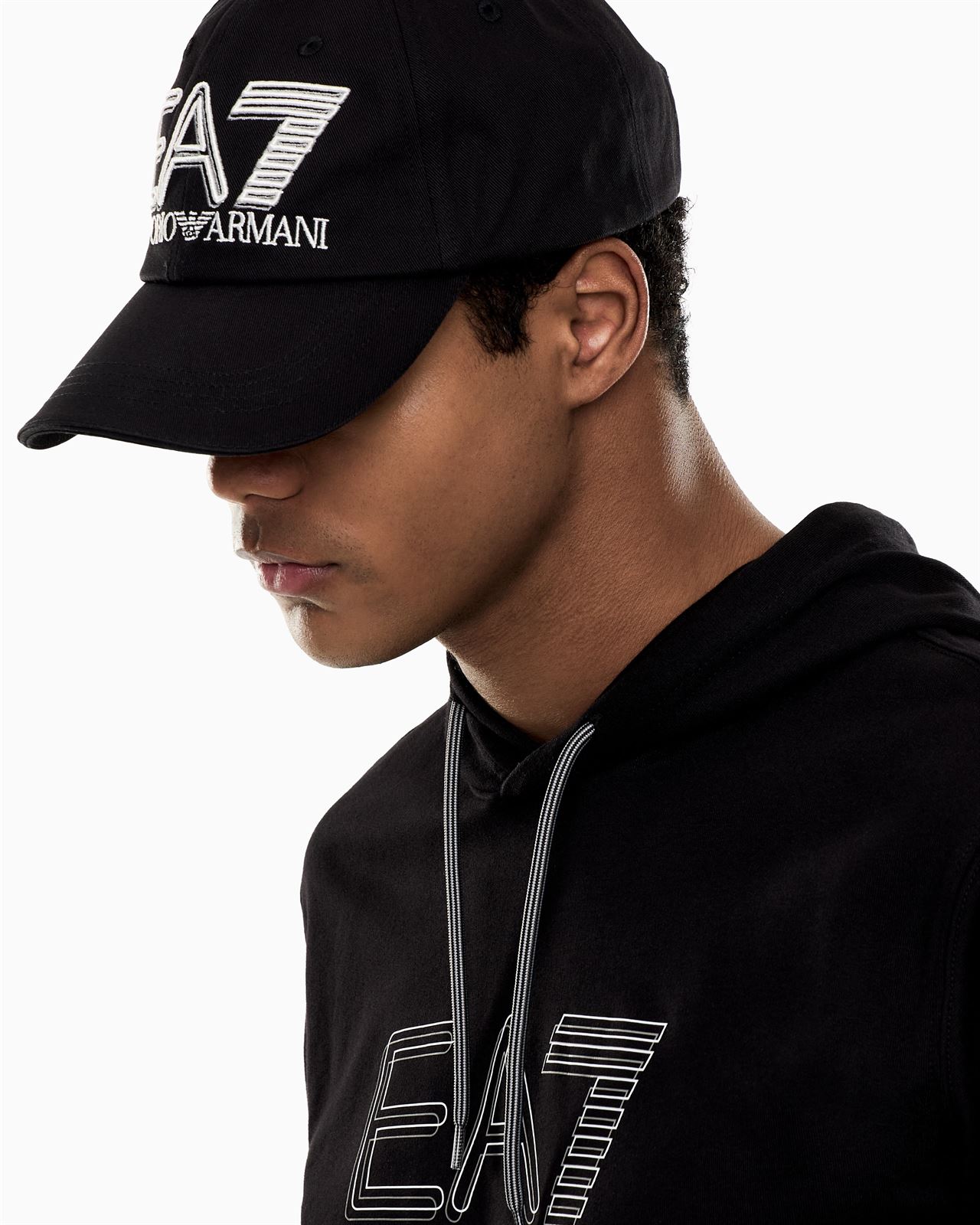 Gorra EA7 Emporio Armani Woven Basketball 7X000597 AF15502 UC001 - Imagen 3