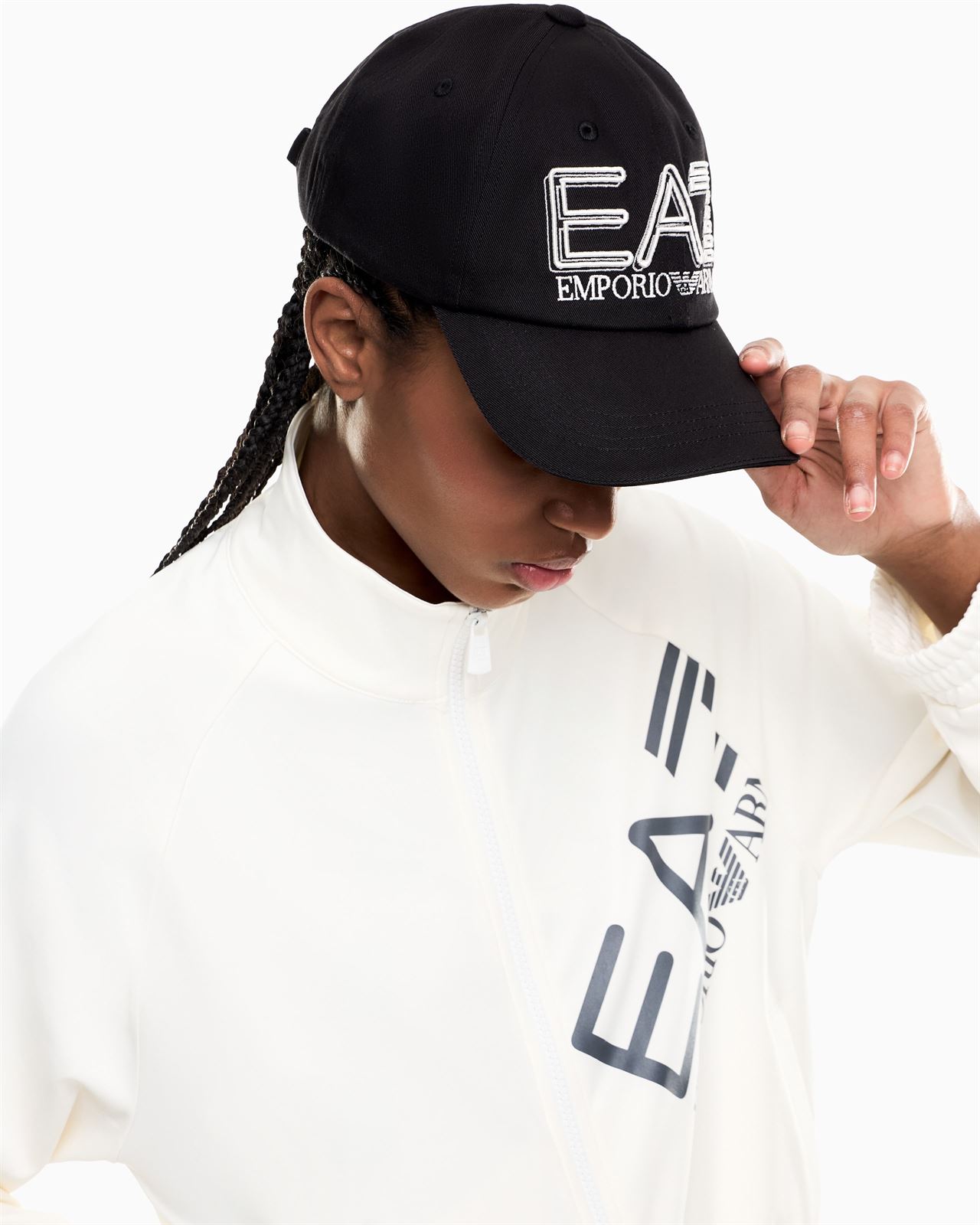 Gorra EA7 Emporio Armani Woven Basketball 7X000597 AF15502 UC001 - Imagen 4