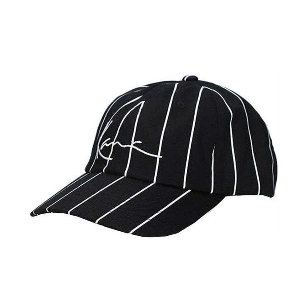 Gorra KARL KANI 7004096 kk signature pinstripe cap black - Imagen 3