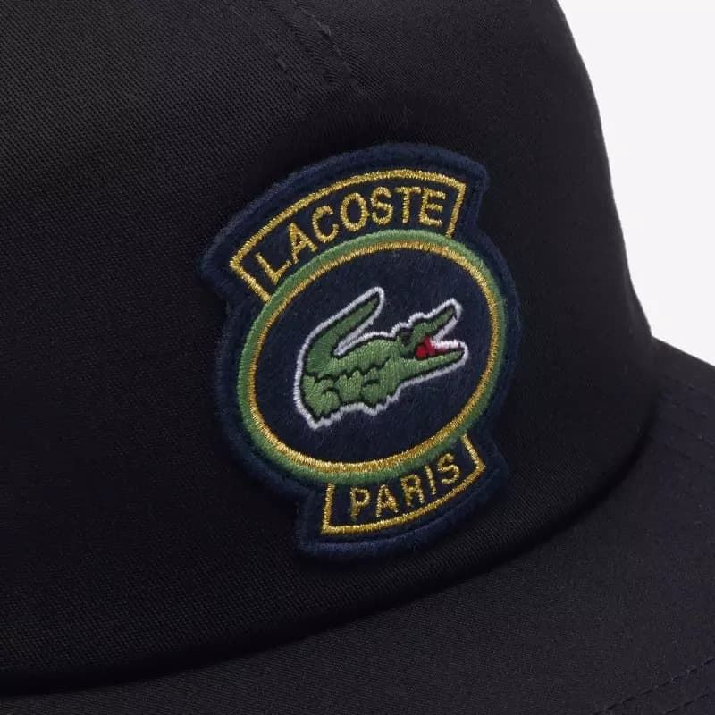 Gorra Lacoste RK7589 00 964 noir/vert - Imagen 3