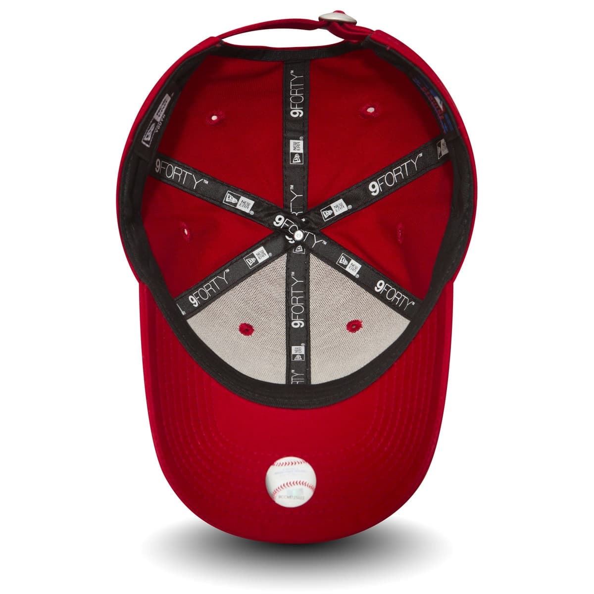 Gorra NEW ERA 10531938 League Basic Neyyan Scarlet/white - Imagen 3