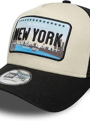 Gorra New Era 60915918 NE Licence Plate Trucker NewEra Black - Imagen 1