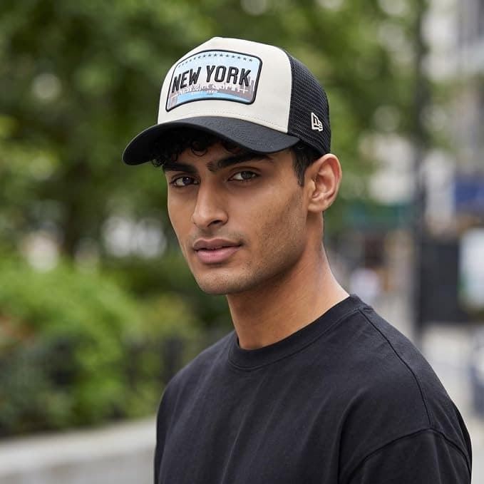 Gorra New Era 60915918 NE Licence Plate Trucker NewEra Black - Imagen 2