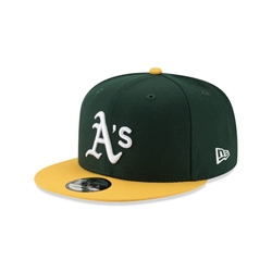 Gorra NEW ERA 60954821 MLB Basic Snap 950 OAKATH verde - Imagen 1
