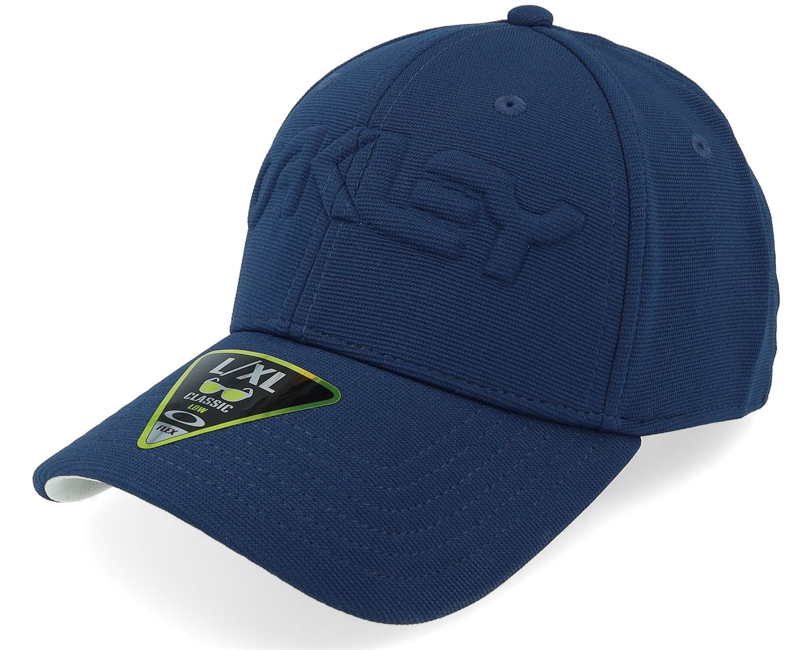 Gorra Oakley Tincan Cap 6 Panel Strech Hat Embossed Team Navy - Imagen 1