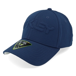 Gorra Oakley Tincan Cap 6 Panel Strech Hat Embossed Team Navy - Imagen 1