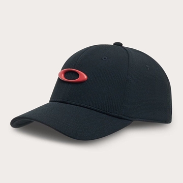 Gorra Oakley Tincan Pitch Black & Flame Red 911545-04C - Imagen 1