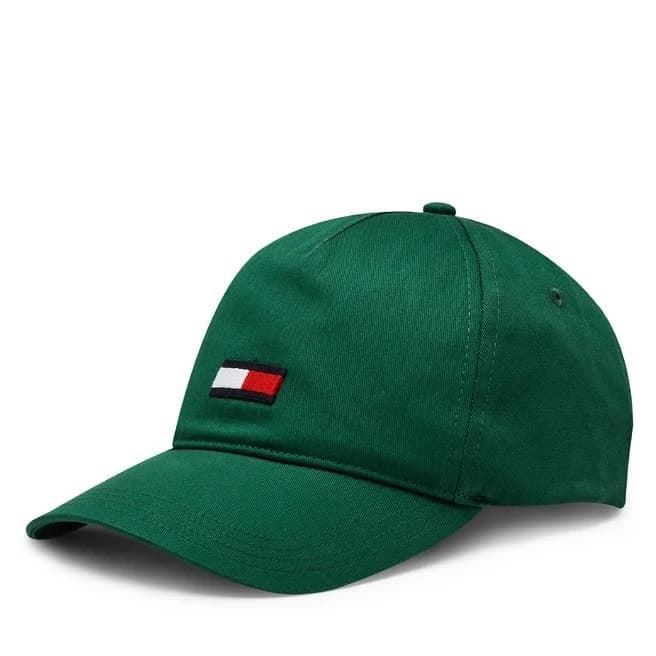 Gorra Tommy Jeans AM0AM11692 L4L court green - Imagen 1