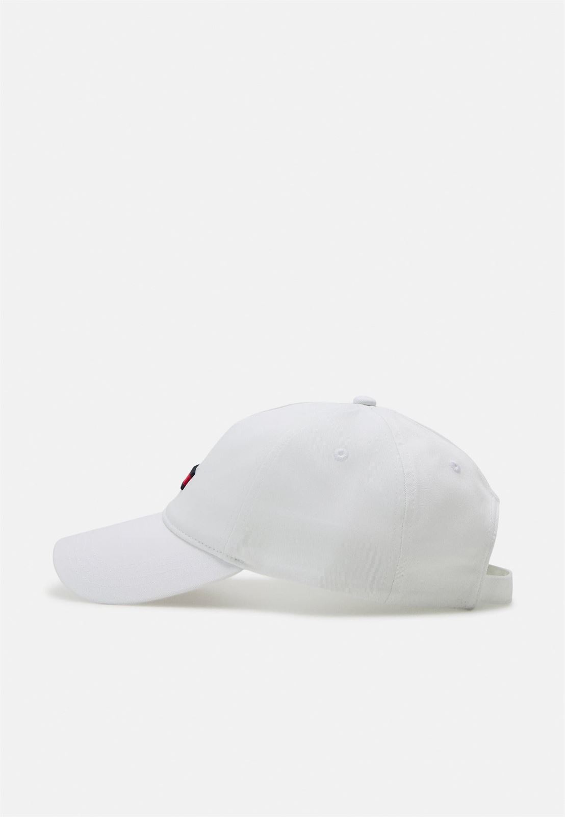 Gorra Tommy Jeans AM0AM11692 YBR elongated flag white - Imagen 2